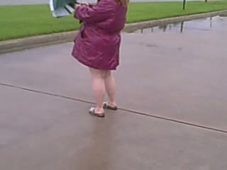 Nurse Vicki Loves The Rain  Flashing