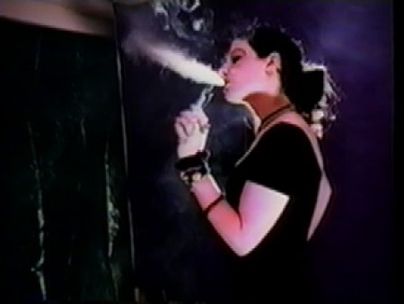 Smoking Females Fetish Clips - Arielle In Black Avi