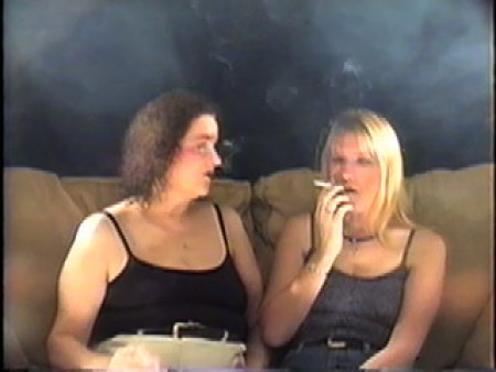 Teaching Jessimae To Smoke Part 2 - Jessimae was a non-smoker and wanted to learn how to smoke for real. Maurina sat her down and spent some time teaching her how to smoke, inhale, etc. She had her smoke quite a few virginia slims menthol 120s until she got the **** of it. Very sexy. This is part 2 of the lessons.