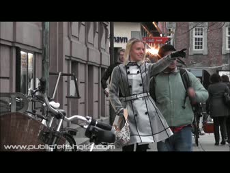 Clearly Kinky - Starring scandinavian katrina and a fantastic clear plastic raincoat! High fashion and kink collide in this explosive public fetish video!
