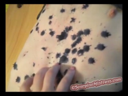 Scratching The Wax Off Part 2 - Scratching the wax off harshly while slave screams!