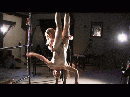 Suspended Tickling - Suspended upside down mistress takes great pleasure in tormenting her ticklish slave.
what can he do helpless and bound he has to suffer for her pleasure but then thats what he should do.