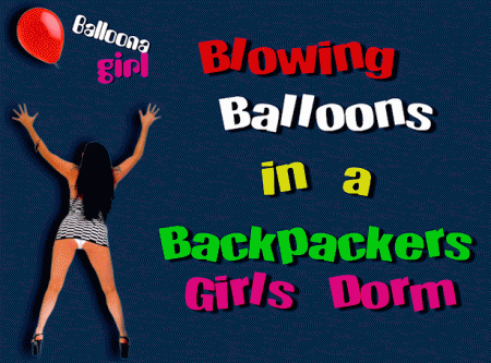 Mistress Cleo - Blowing Balloons In A Backpackers  Dorm