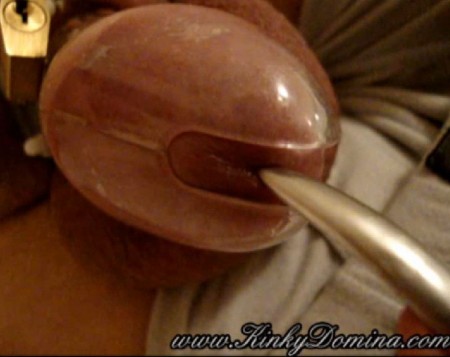 Cbt And Peehole Play Jan 22 2011 Avi - The video contains plenty of peehole insertion and tease with my long sharp fingernails. Ah, did I mention the guy is locked in chastity, therefore every time he gets hard, he is in pain? The sound was removed due to copyright issues.