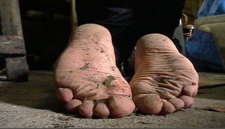 Outdoor Foot Adventure - Dirty feet, muddy feet. In the barn and in the field.
ends with orgasm over converse trainers.