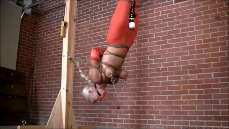 A Long Evening For Amanda - With amanda fox

in 1280x720x3000kbps high quality hd for a stunning clear download.

bondage, bdsm, damsel in distress, rope bondage, suspension, suspended, panty hose, ****** breast bondage, ****** orgasm's, nipple clamps, weighted nipples, flogging, hair tie, extreme, ******, gagged, high heels, on screen ties, drool

we was invited out to an old speak easy converted into bondage sets. After looking around and seeing what I had to work with I knew I needed a special model that could handle the extreme side of things. Amanda came to mind and I gave her a call. She was excited and came right over. I told her before she **** up. You might want to prepare your self because this could be a long evening for you. She arrives a short time later. When she see's the set up she wonders what she had gotten herself into.

i set her down on a box to get started. I start with that long beautiful hair. Hair tying her for what was to come. At that point I go to work on her upper body. Around and around the ropes go getting tighter and tighter as more is added. Her breast came next. With a smaller rope her breast are bound till they begin to swell and turn purple. You can see the pain in her face. With the hoist I raise her high on her toes to do her legs. I bind her legs super tight and shove a vibrator deep in her pussy. She struggles with her situation. I tell her get use to it because we are just getting started. I lower her down to the floor for the next faze.

i hatch the hoist to her ankles. She is raised high off the floor and suspended upside down. She complains that she can't do this but I tell her shut the fuck up. I turn the vibrator on high and she cries out for help. I shove a large ball gag in her mouth to muffle her cries. I tie a rope to her chest and pull her one way with a hair tie pulling her the other way. Now she has no movement. The tears run down her face as she sobs just wishing it would stop. Now I turn to the ass beating. After several lashes she begins to shake. She is drooling and sobbing. Pain and pleasure at the same time is a mental overload. I untie her hair and the chest rope.I retie the rope on her back pulling her now backwards. Retie the hair tie arching her head back forcing her to push out her tits. She shakes her head knowing what is next. I show her the silver clamps as I attach them to her all ready sore tits. Her nipples begin to leak under the pressure. Next came a heavy weight pulling down on her nipples. She is sobbing and drooling as the sweat roles down her broken body. I step back and enjoy my work. For the first time I have broken amanda. I came back to let her down. She gives in as I lower her to the floor. Laying in a puddle of sweat her broken body shakes as she realizes her ordeal is over.

not for the faint of heart. Amanda is a seasoned bondage model and can handle a lot. Don't try this one at home.

amanda is available for custom video work. Shoot me an email to order yours today.

(video is 27:57 in duration)

just one of many video's available at ****brendasbound**** for one low price!

if your not interested in the harder side of bondage but like the softer side visit ****softersideofbondage****