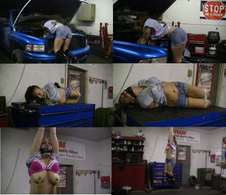 The Sexy Mechanic - Featuring brenda bound of http://****brendasbound****


after awnsering an add in the paper for a mechanics job brenda got hired to change oil and do basic maintance. The little work clothes she wares helped her boss make the dicision to hire her. Everything was fine at first until she started making mistakes and making customers mad. One evening at the end of brendas shift her boss took things into account and puts brenda in her place. This little slut will learn her lesson in how to work on a car. She first gets tied on top the tool box so her boss can finish the truck she was working on. After he is done he works on her. With air tools and hose clamps while ******* from the cieling of the garage.

just one of the many videos available to members at ****brendasbound**** for one low price!