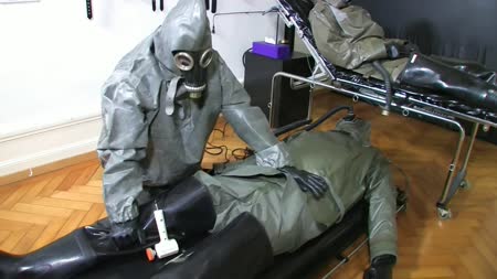 Rubber Leila Media - Three Horny Chemical Suits Lovers Part 5 Of 5