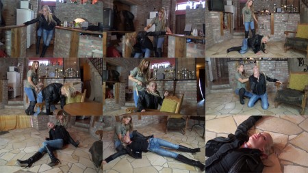 Fulfilled Mission - Custom video:

Diane is a spy. She wants to steal informations from Cintia. She has no luck on this day...
---------------------------------------------
CHOKING WITH BELT, NICE CLOTHES, OVER THE KNEE BOOTS, HIGH HEELED BOOTS