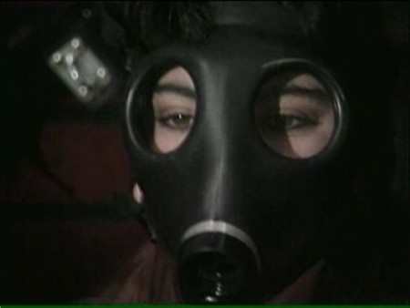 The Mask - Girl Bound gas mask attached