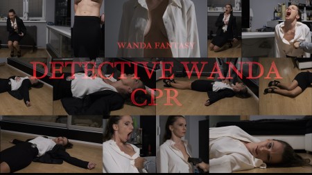 Detective Wanda CPR - Detective Wanda is getting ready for interrogation. Her boss let her a drink in there her favorite but she has no  idea that the drink is poisoned by poison which cause heart attack. There is also a hitman coming for her but he will find Wanda already lying on the ground. The hitman needs information from her so he decided to do CPR to safe her live to get the information. Will he safe her? will he get the information? What will he do if he doesn't get the information?

elements: get dressed, poison, poisonous drink, heart attack, death stare, CPR, revive, interrogation, stabbed to death, death scene, heart stabbing, many stabs to the chest/breast, heart sound, long demise, bra-less