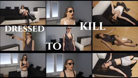 Dressed to kill - Sisters stole from the boss.

Boss found out and hired the best hitwoman in town to kill em.

She killed em with 2 head shots but the boss betrayed her and sent a hot lead to her left breast.


elements: shooting, shots, sound effect, sniper, 2 head shots, 1 breast shot/heart shot, blood, bloody, bleeding, vomiting blood from mouth, 2 insta kills, 1 long death scene, moving crosshair, flying bullet, fake blood, digital blood, speaking in English