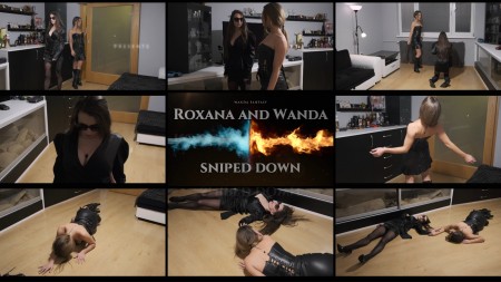 Roxana and Wanda sniped down - Roxana and Wanda are coming back home from the successful mission but it is not over yet the enemy sniper is lurking outside to kill them.


elements: shot in the chest, shot in the back, fake blood, digital blood