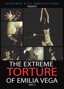 Extreme Torture of Emilia Vega Pt 2 - Emilia Vega is a student leader of the protest against the dictator in Argentina
After several protests against the president she is sentenced to death.
During her escape she got caught by the Military Junta and taken to a secret prison.
The secret services of the dictator want to have fun with the poor girl before killing her.
The rare old footage shows the horrible Torture that Emilia is subjected.
They suspend her and apply current to her nipples and her vagina. 
She screams in pain for hours and they make her pass out several times.
What else they will do to her?

Fetish Elements:
Electrotorture - Beatings - Whipping - Pussy insertion - Drool - Hard screams - Military - Torture - Cinematic footage - Electricity - Jumper Cables - Old Footage