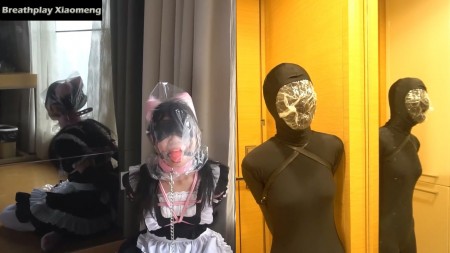 Xiaomeng Maid and Zentai Bagged Incontinence